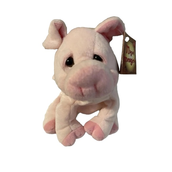 Russ Magic Menagerie Pink Pig Plush Toy Stuffed Animal Stuffie NWT - Picture 4 of 16